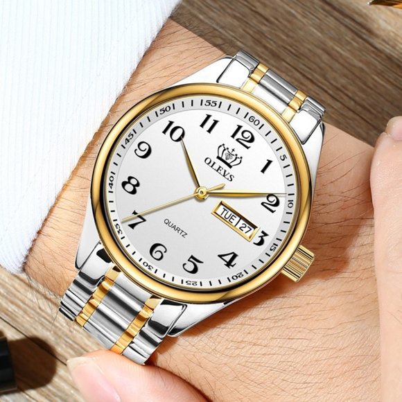 6-1 Men’s Waterproof Quartz Watch with Calendar - Picture 3 of 4